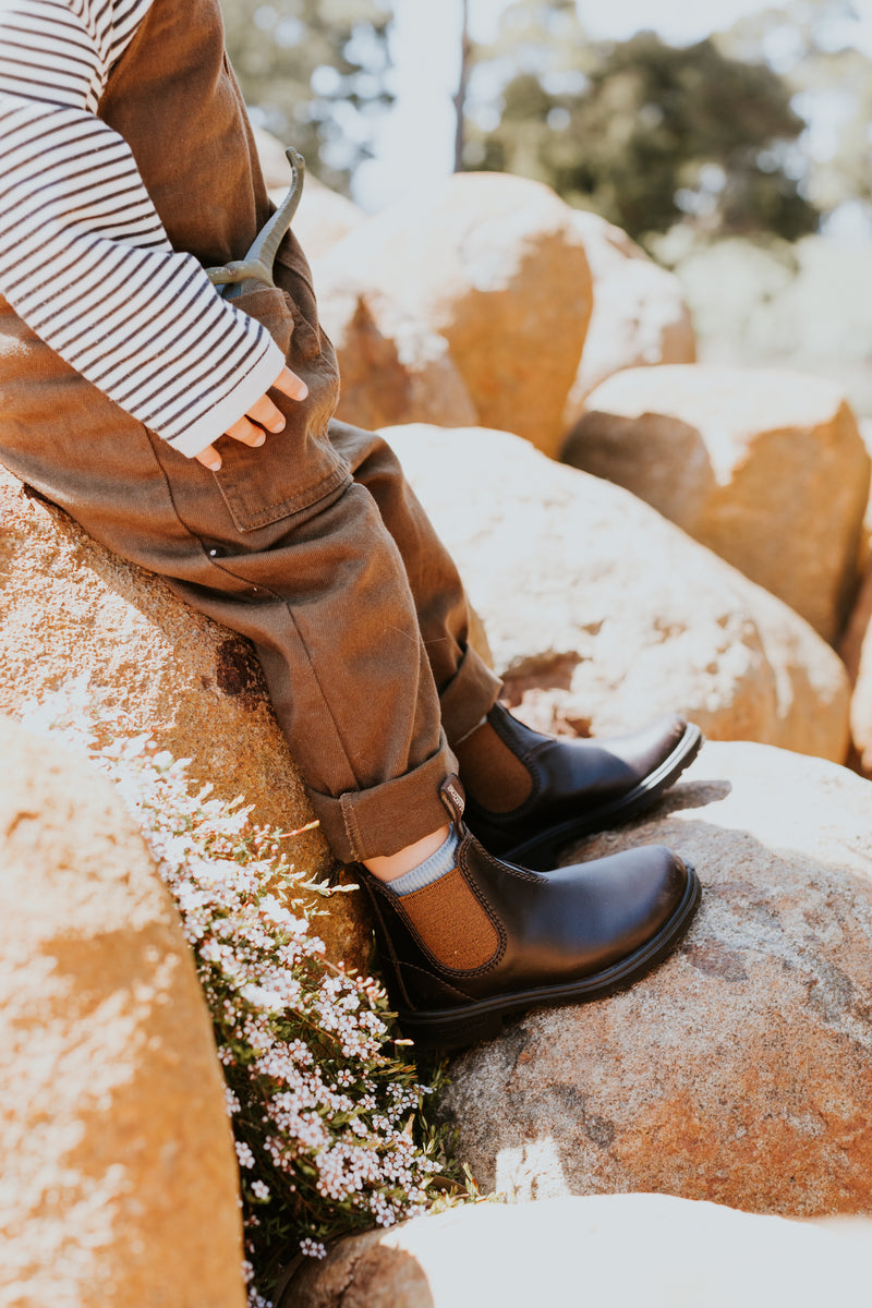 Blundstone Kids 2591 Brown with Toffee Elastic