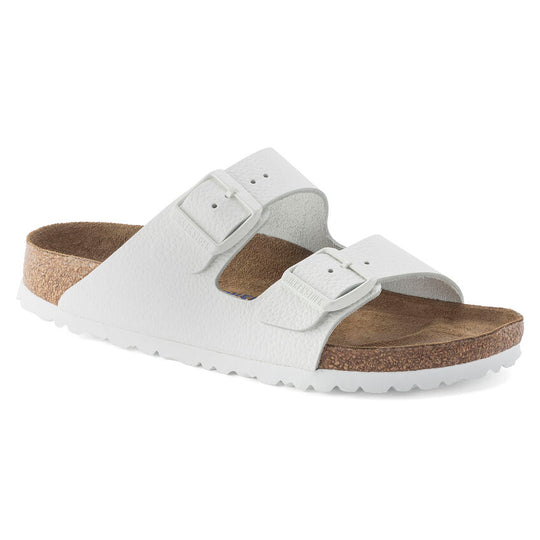 Birkenstock Women's Arizona Soft Footbed White Leather