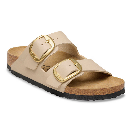 Birkenstock Women's Arizona Big Buckle Sandcastle Birko-Flor Regular