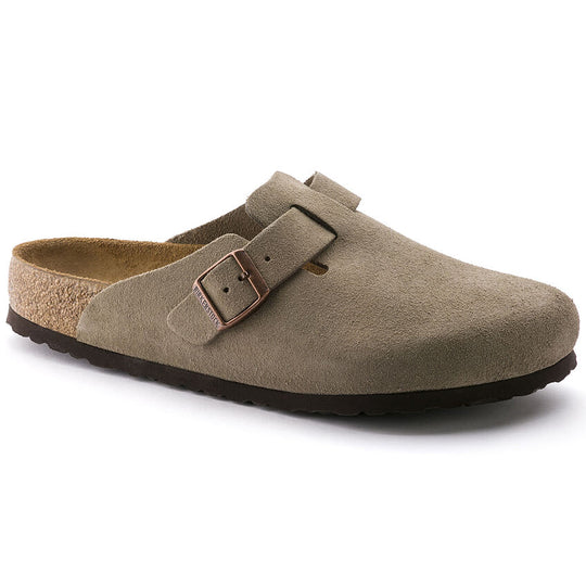 Birkenstock Women's Boston Taupe Suede