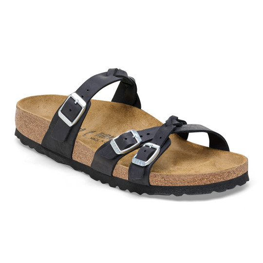 Birkenstock Women's Franca Braid Black Leather