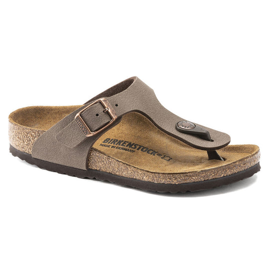 Birkenstock Kids Gizeh Mocha Birkibuc Narrow