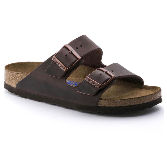Birkenstock Unisex Arizona Soft Footbed Habana Leather