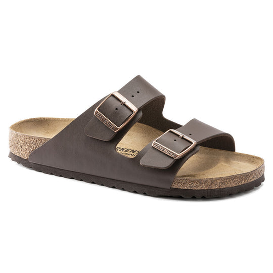 Birkenstock Unisex Arizona Brown Birko-Flor Narrow