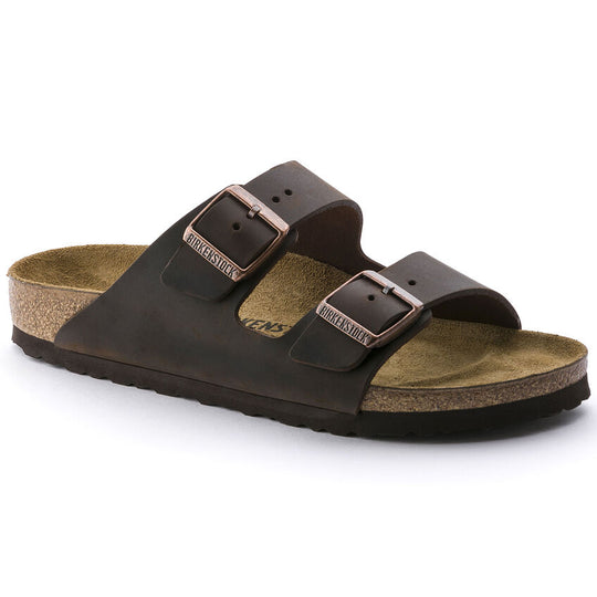 Birkenstock Unisex Arizona Habana Leather Narrow