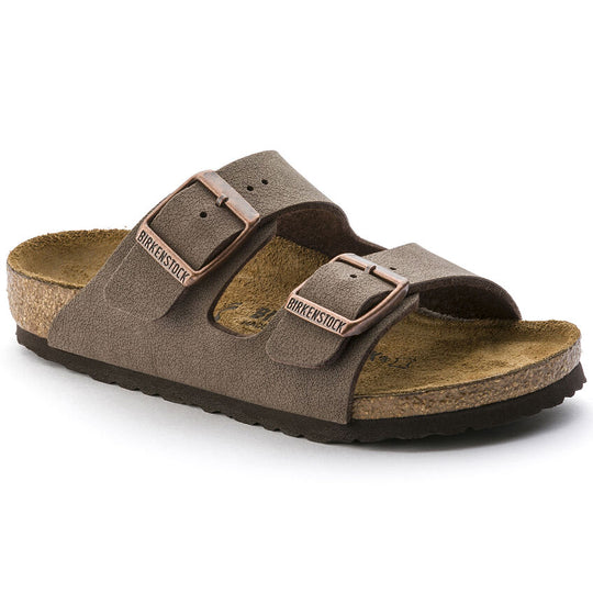 Birkenstock Kids Arizona Mocha Birkibuc Narrow